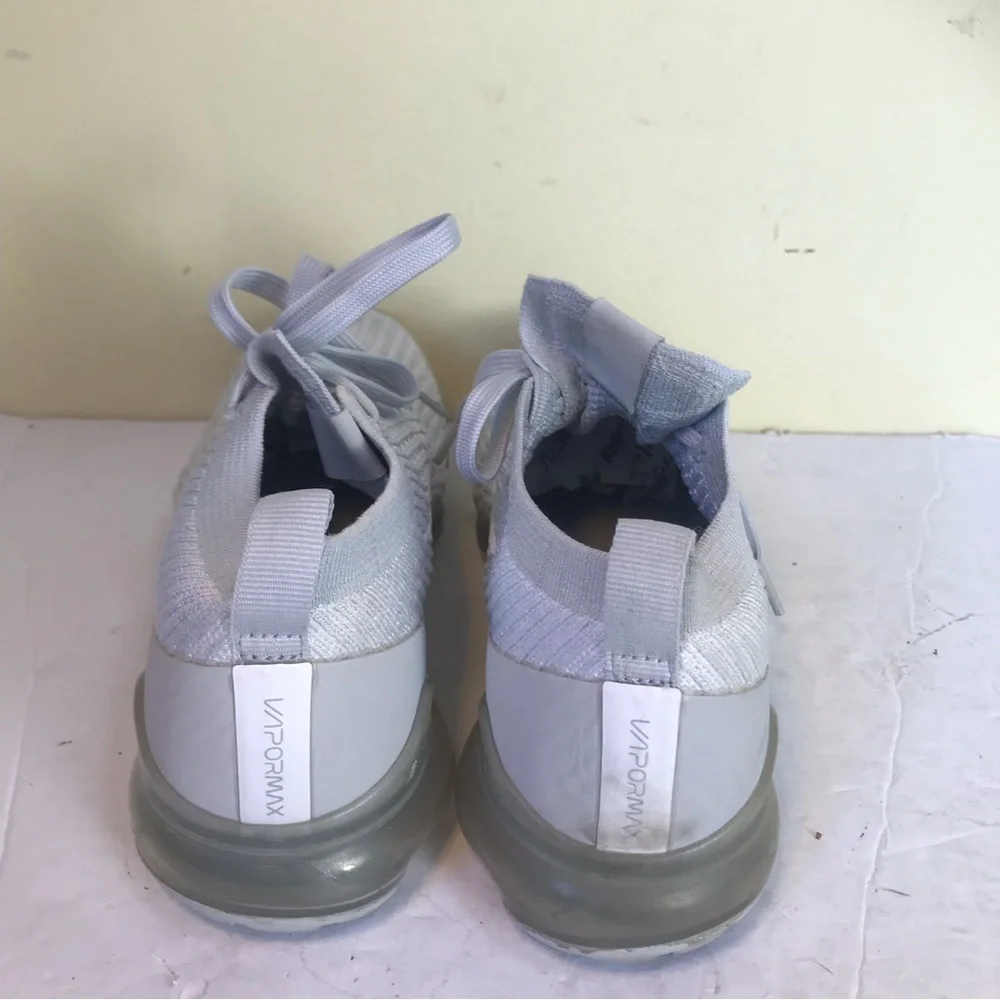 Nike Air VaporMax Flyknit 3 Pure Platinum Sneakers Running Shoes Lightweight W - Picture 5 of 16